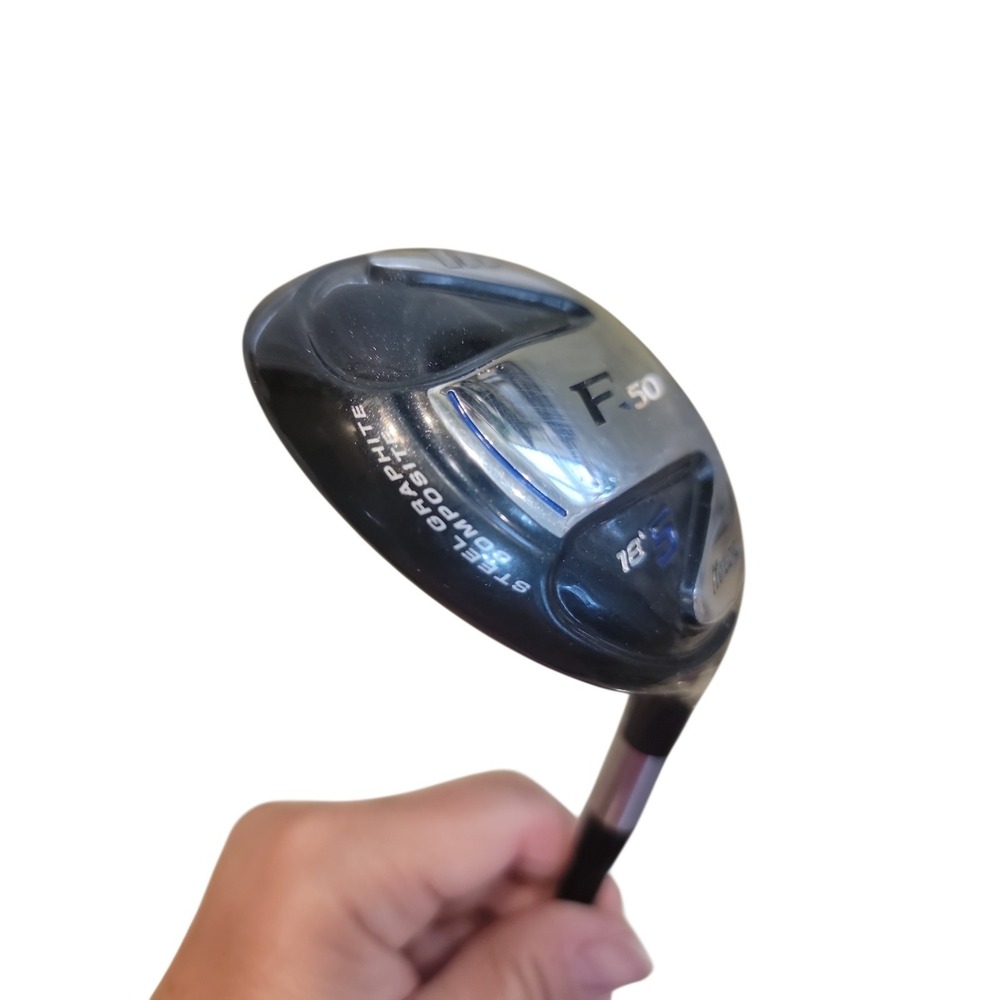 Mizuno F-50 3 Fairway Wood 18° Exsar FS2 Stiff Graphite Mens RH Ping Grip